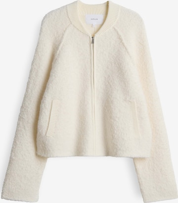 Cardigan 'Delny' OPUS en beige : devant