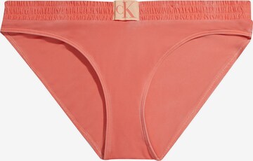 Bas de bikini Calvin Klein Swimwear en orange : devant