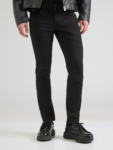 Coupe slim Jean ANTONY MORATO en noir : devant