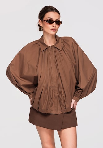 Ombre Blouse in Brown
