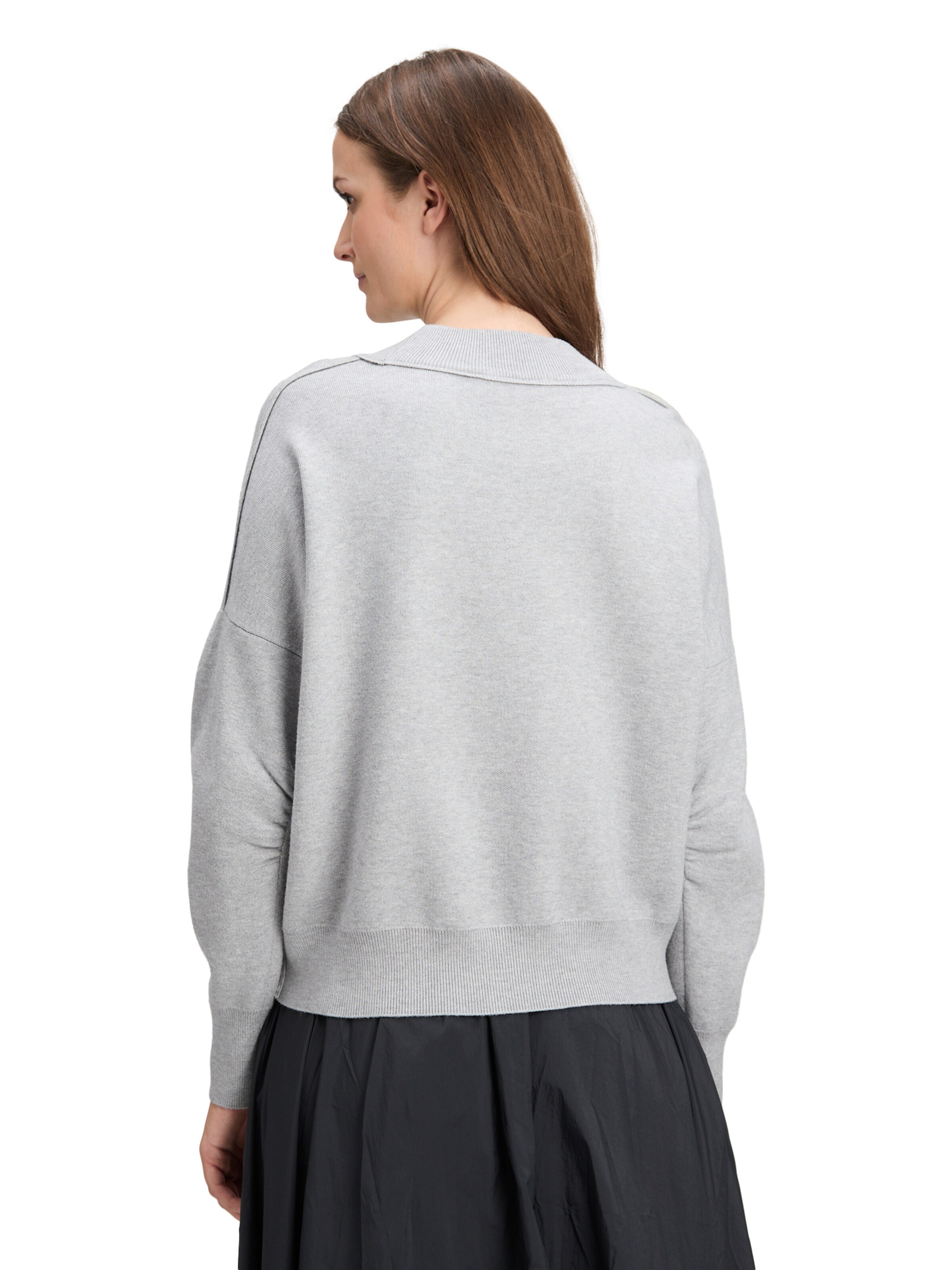 Cartoon Pullover in Grau