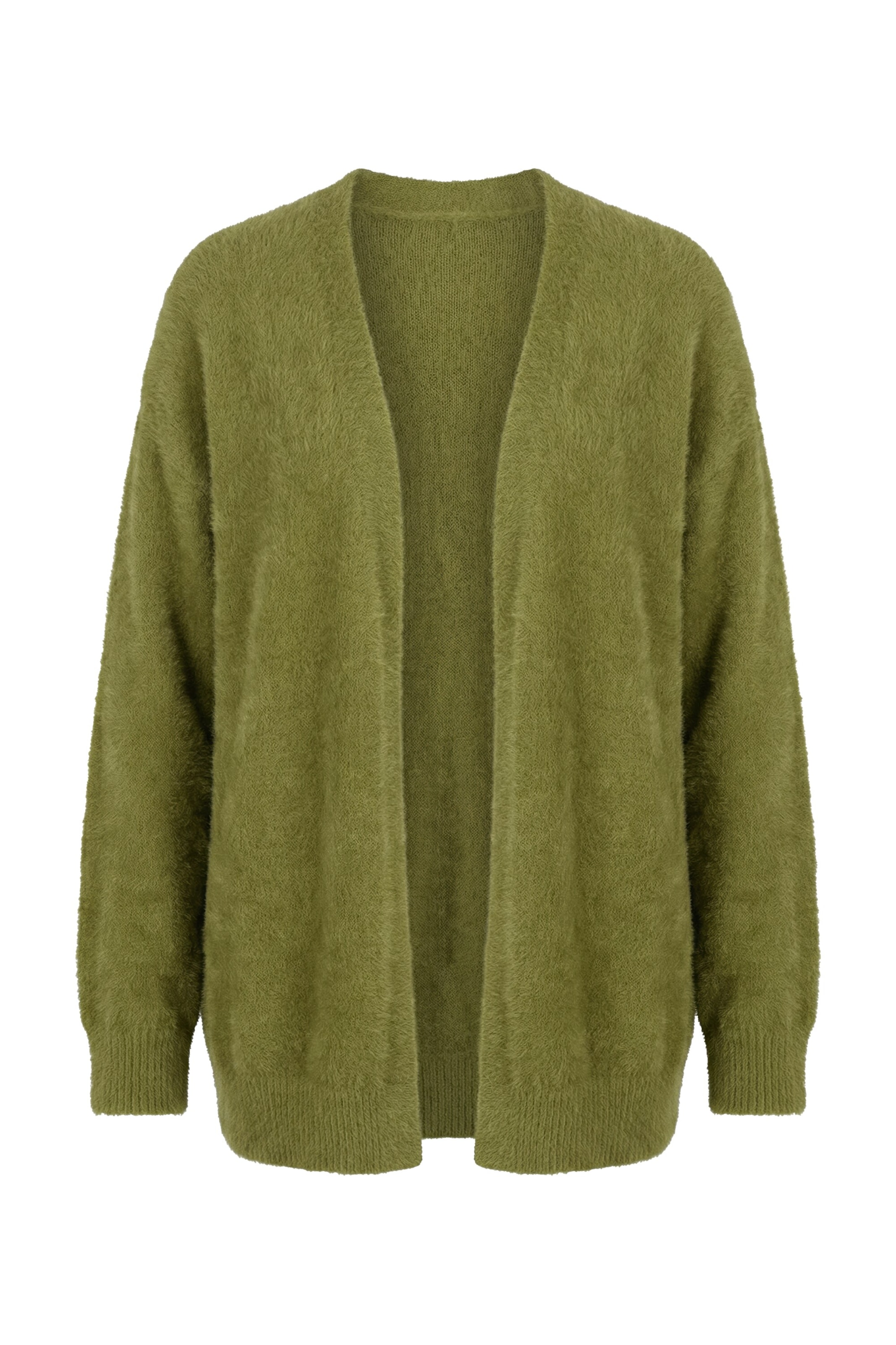 Studio Untold Strickjacke in oliv, Produktansicht