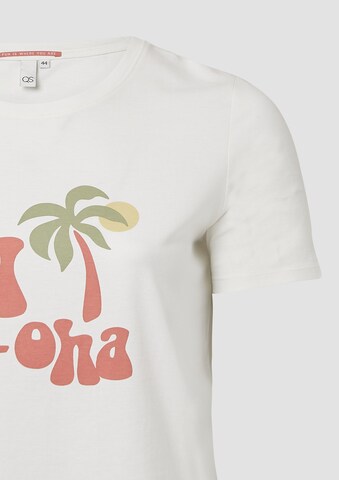 T-shirt QS en beige