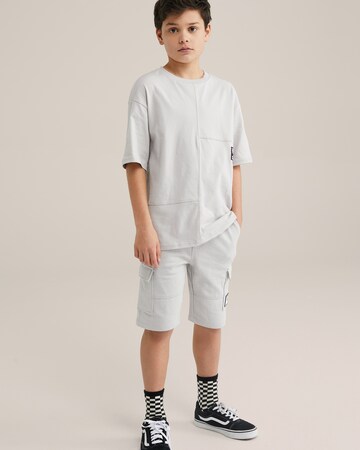 WE Fashion Majica | siva barva