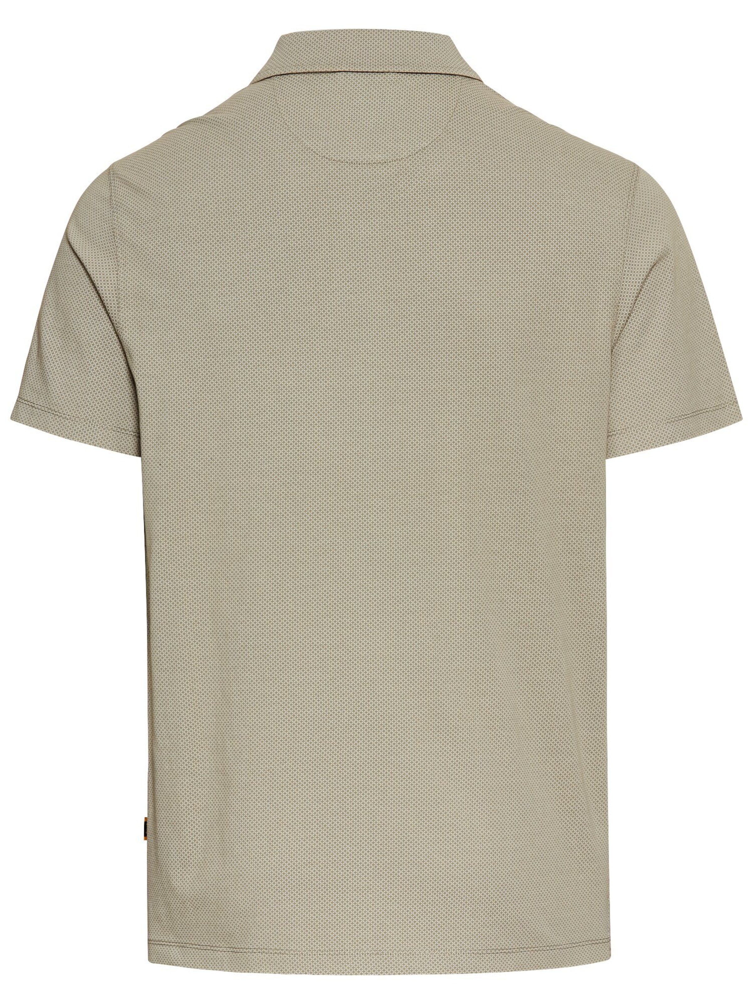 CAMEL ACTIVE Kurzarm Poloshirt aus reiner Baumwolle in Grün