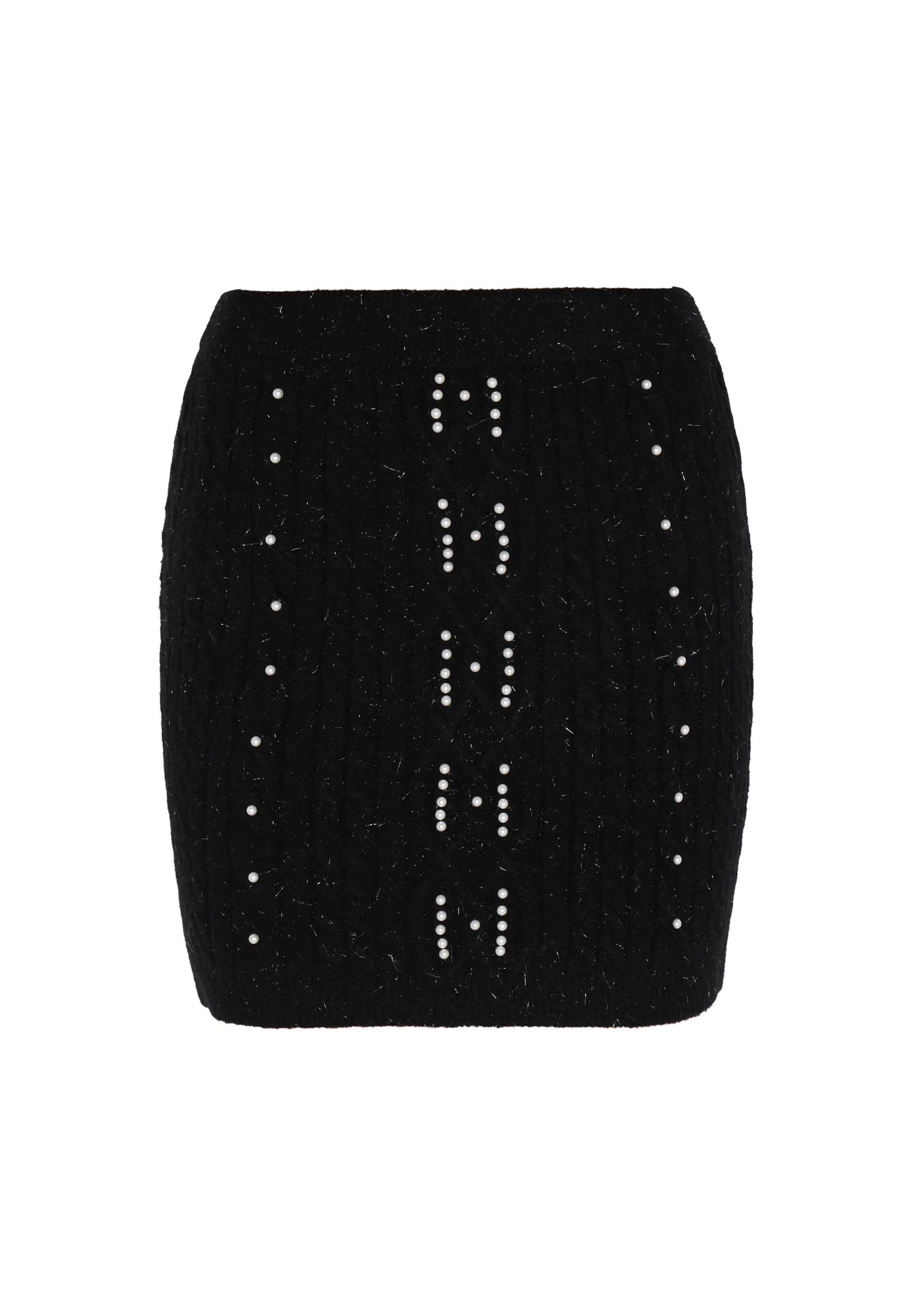 Fustă de la faina pe negru: față