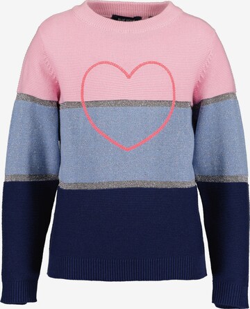 Pull-over BLUE SEVEN en rose : devant