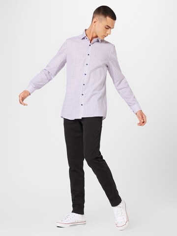 OLYMP Regular Fit Skjorte 'Level 5' i pink
