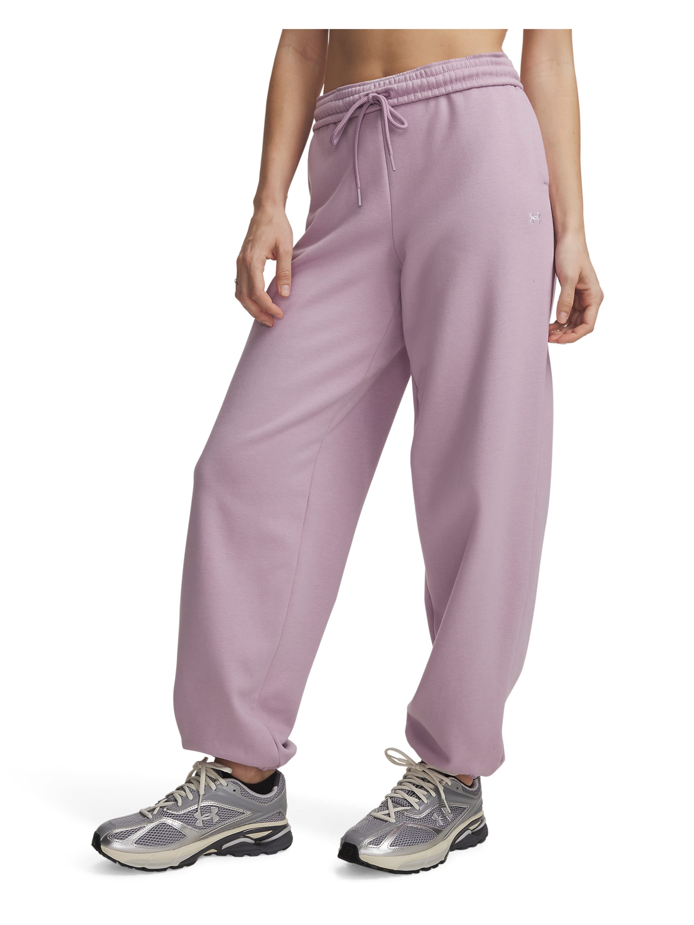 UNDER ARMOUR Loosefit Broek in Roze: voorkant