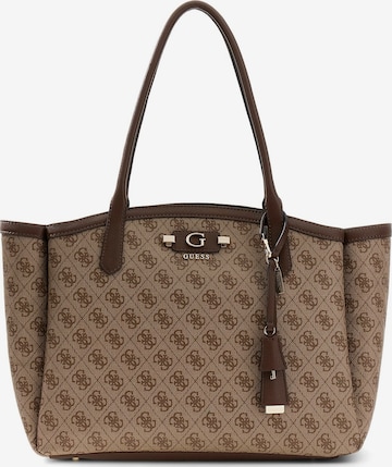 GUESS Shopper 'Lindsey' in Braun: Vorderseite