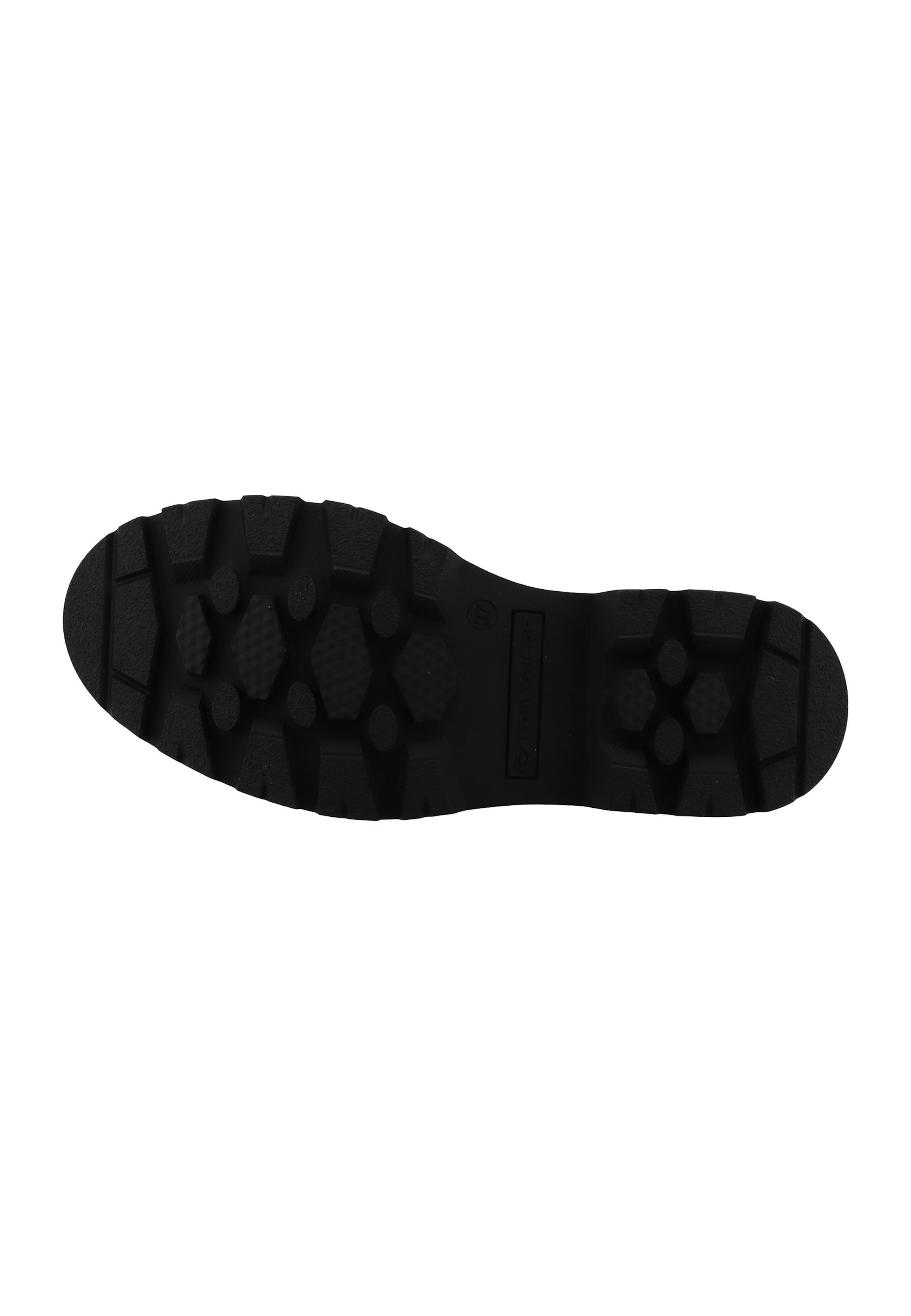 TOM TAILOR Schnürstiefelette in Braun