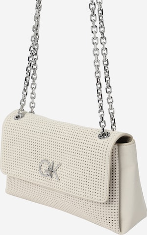 Calvin Klein Skuldertaske i beige: forside