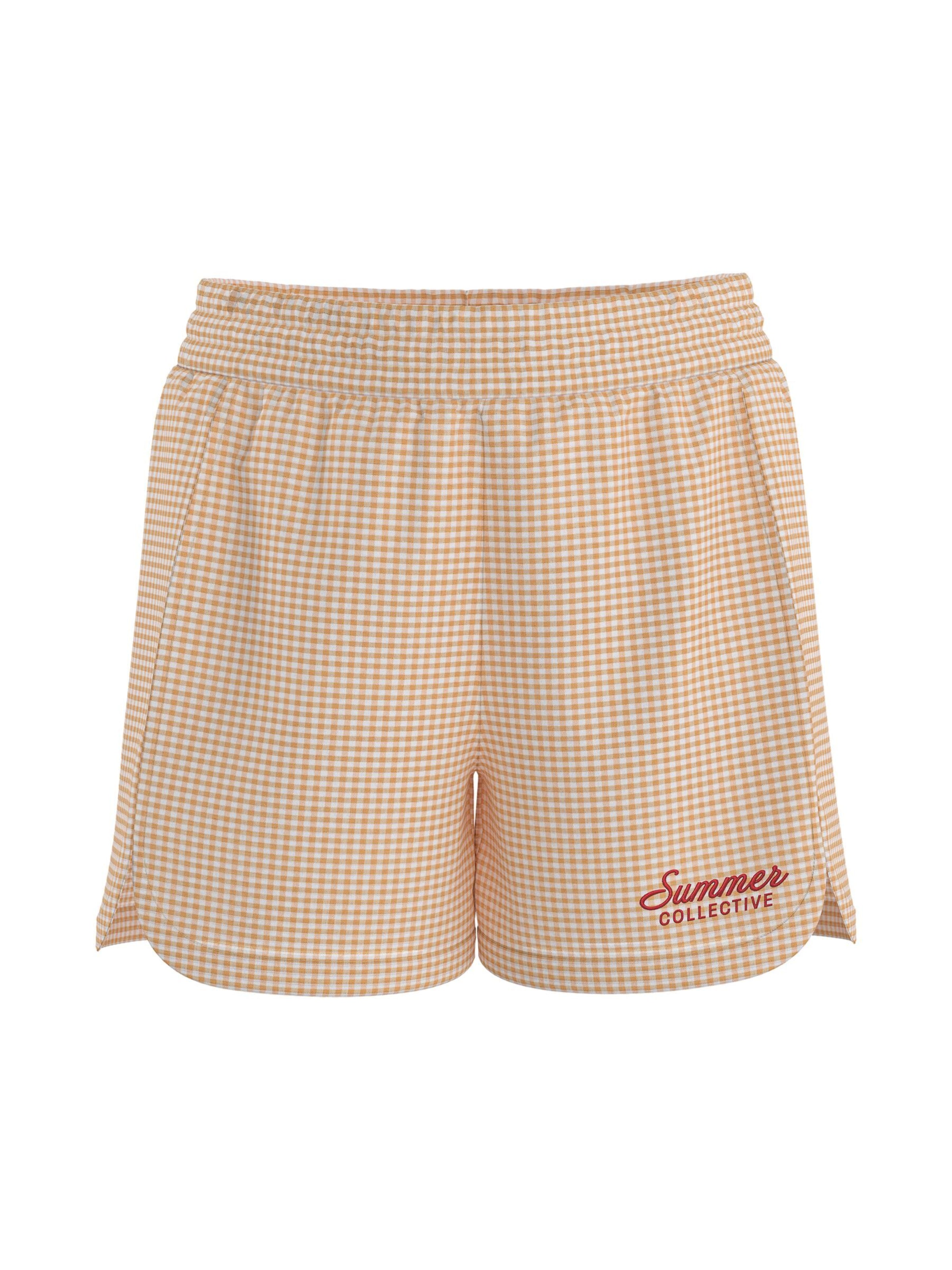HYPEDROP Regular Broek 'Unnur' in Beige: voorkant