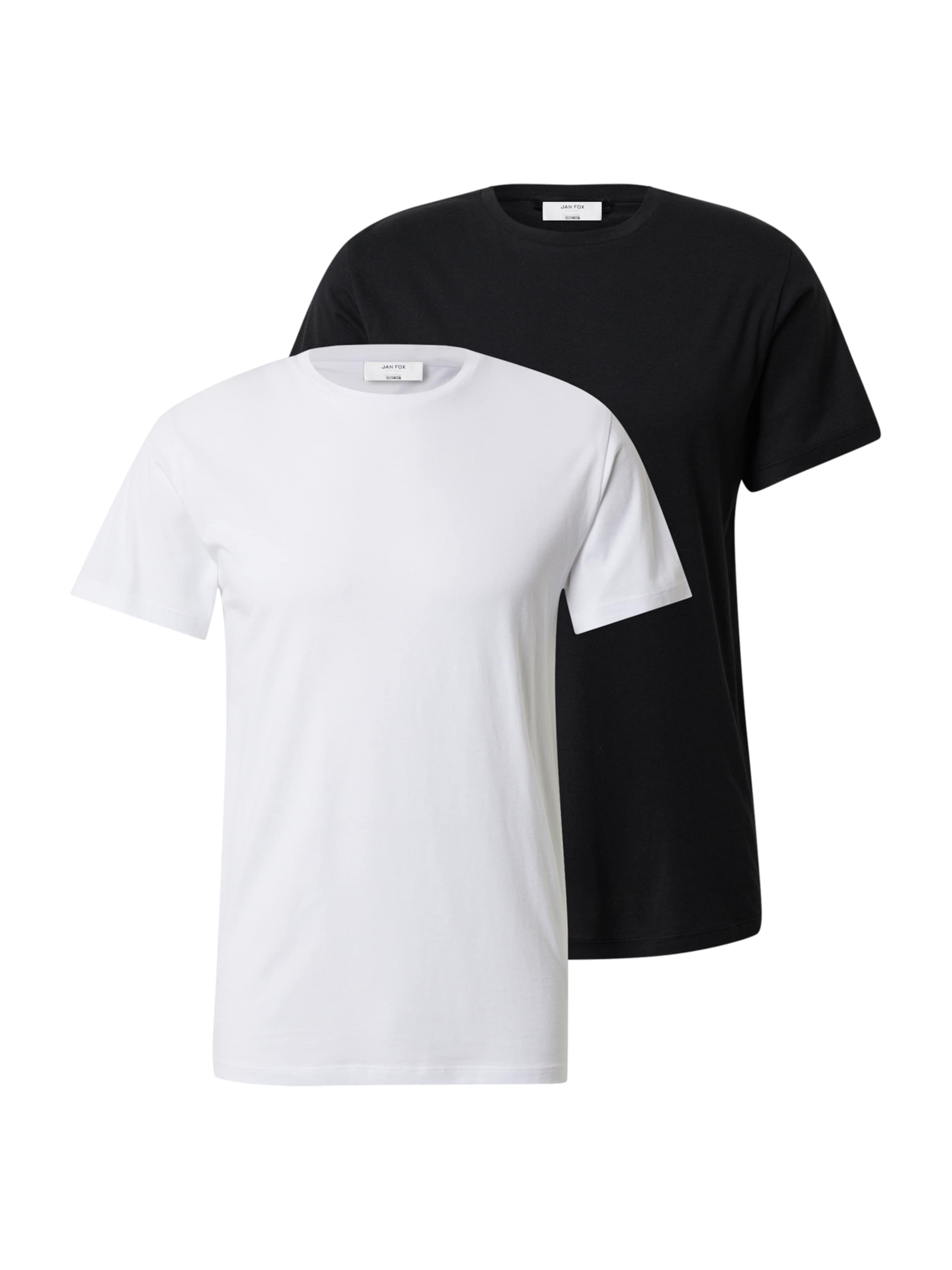 DAN FOX APPAREL T-shirt 'Piet' i svart: framsida