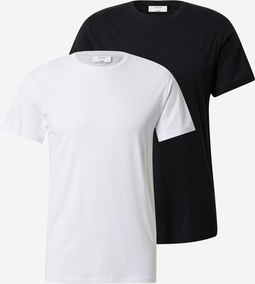 DAN FOX APPAREL - Camiseta 'Piet' en negro: frente