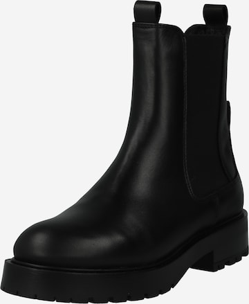 PAVEMENT Chelsea boots 'Katelyn' i svart: framsida