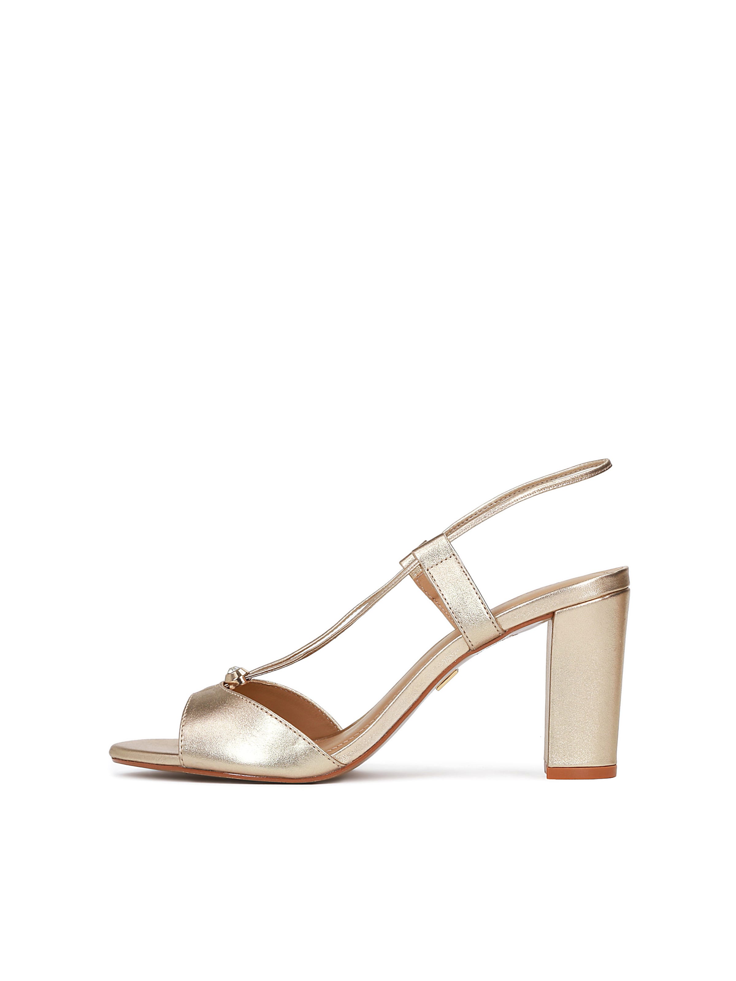 Kazar - Sandalias en oro: frente