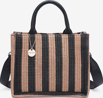 Borsa a tracolla 'Borsa a Tracolla Eliara Donna - Tessuto Intrecciato Rafia e' di Kassandra in marrone: frontale