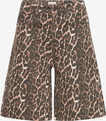 ICHI Loosefit Farkut 'IHBROKES' värissä ruskea: etupuoli