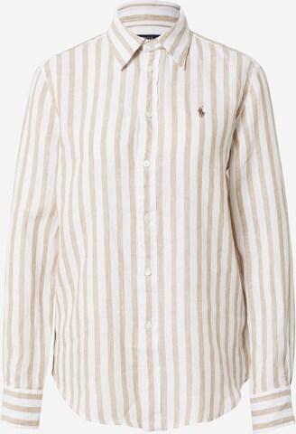 Polo Ralph Lauren Blouse in Beige: voorkant