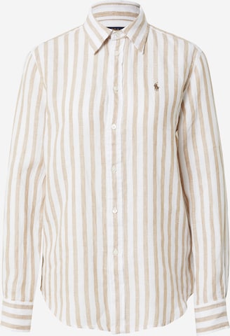 Polo Ralph Lauren - Blusa en beige: frente