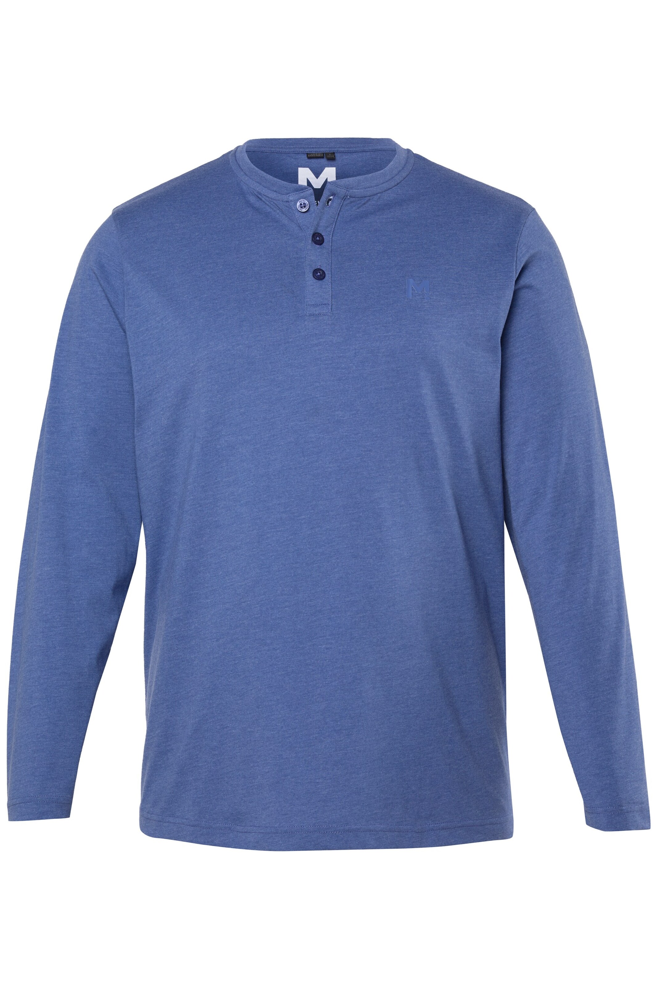 Men Plus Shirt in Blau: Vorderseite