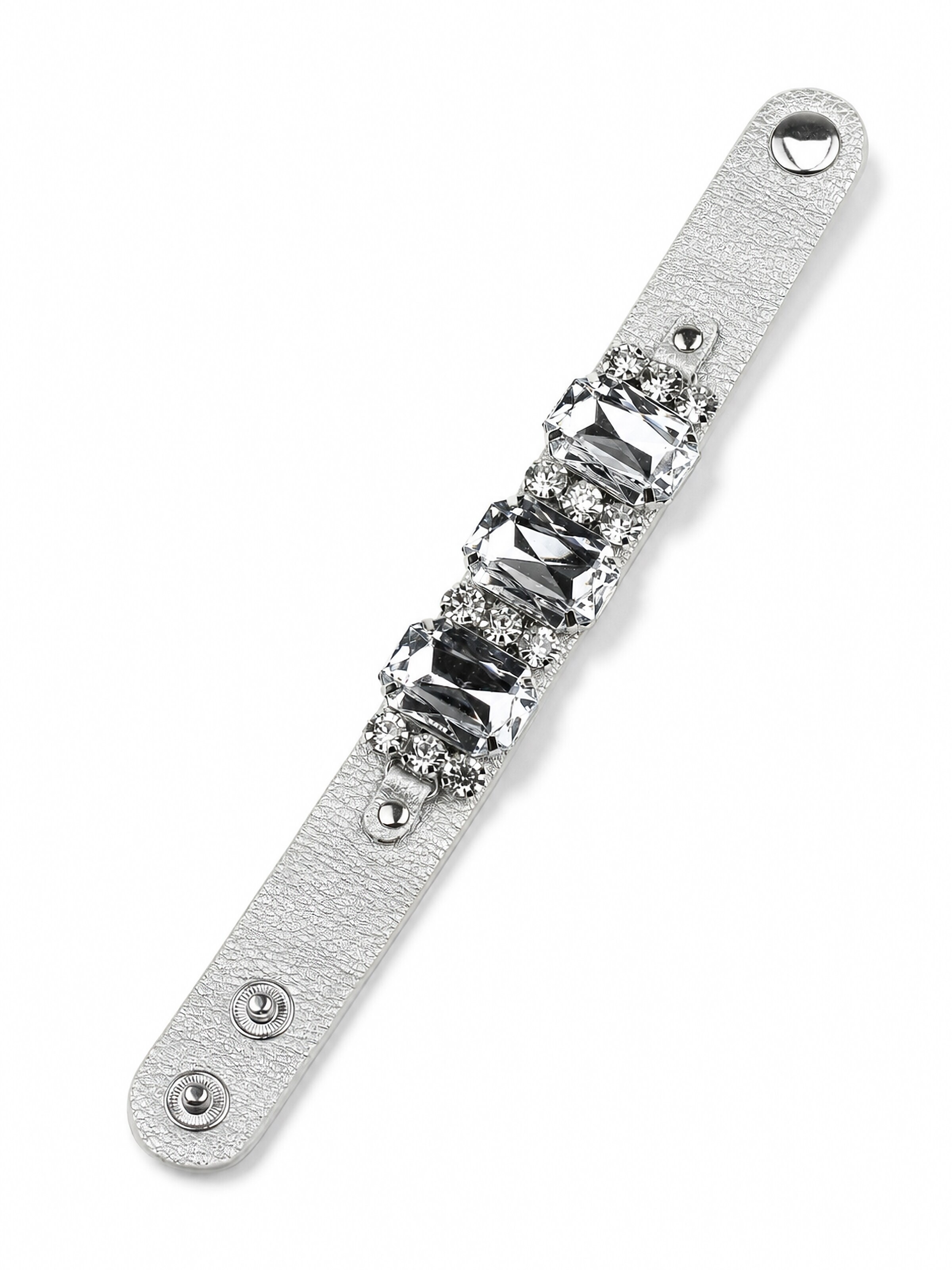 COLLEZIONE ALESSANDRO Bracelet 'Crystal' in Silver