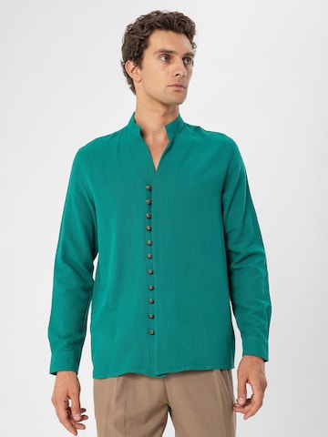Antioch Regular fit Button Up Shirt in Green