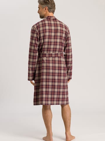 Hanro Long Bathrobe in Brown