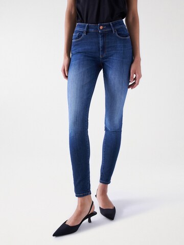 Salsa Jeans Skinny Jeans 'Destiny' in Blauw: voorkant