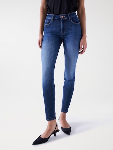 Skinny Jean 'Destiny' Salsa Jeans en bleu : devant