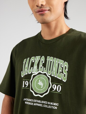 JACK & JONES Koszulka 'JJMAKO' w kolorze zielony
