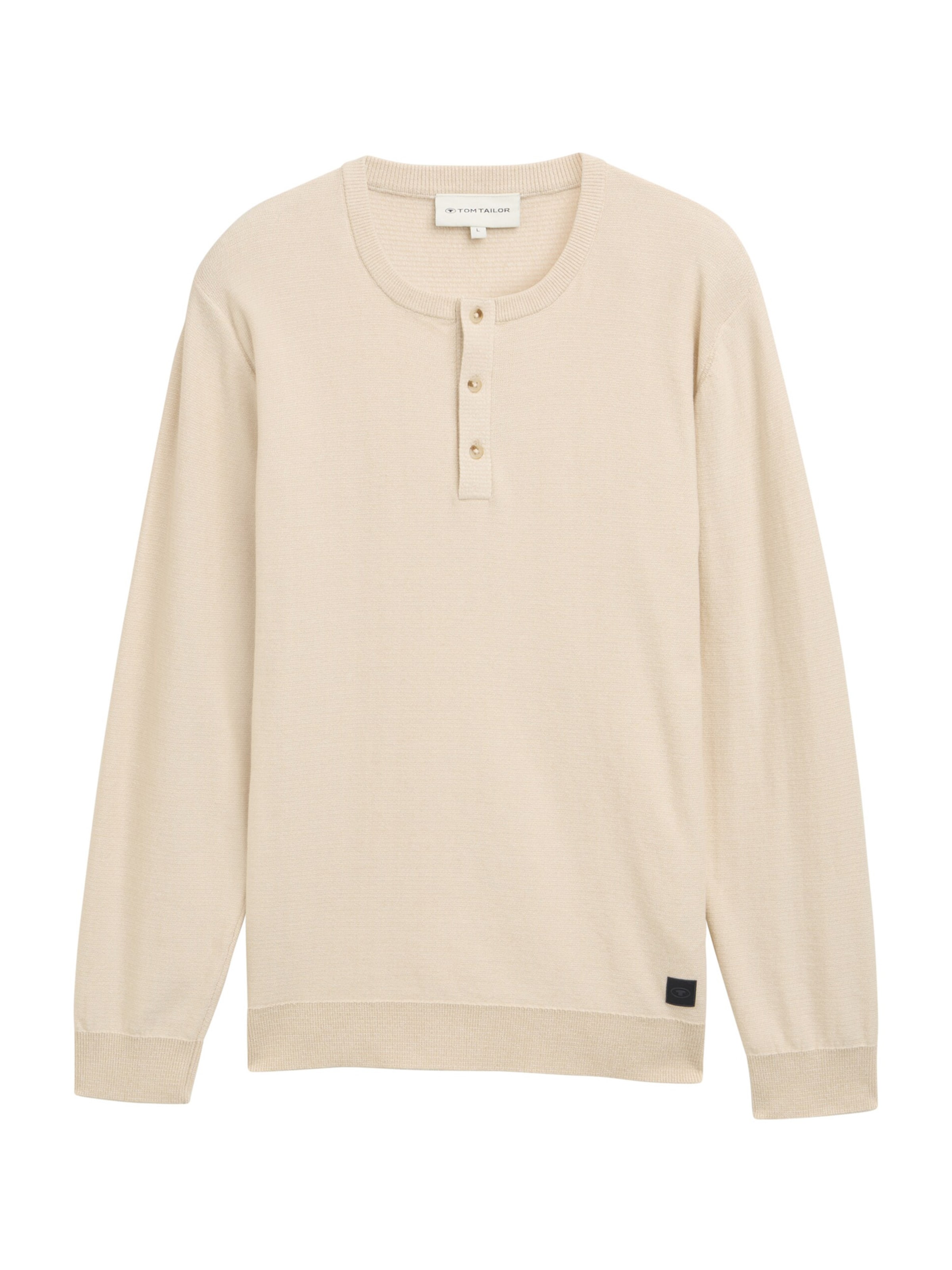 TOM TAILOR Sweter w kolorze beżowy: przód