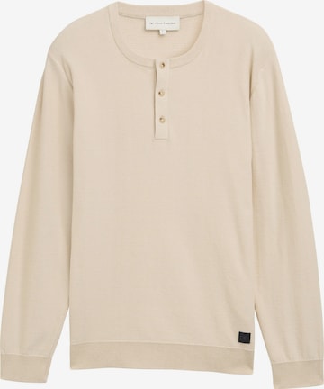 TOM TAILORPulover - bež boja: prednji dio