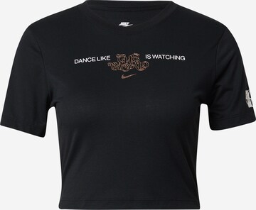 Nike Sportswear T-shirt 'DANCE OLY' i svart: framsida