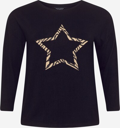 Dorothy Perkins Curve Pullover in beige / schwarz, Produktansicht