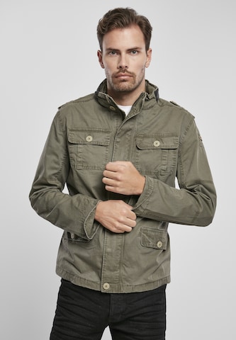 Brandit Between-season jacket 'Britannia' in Green: front