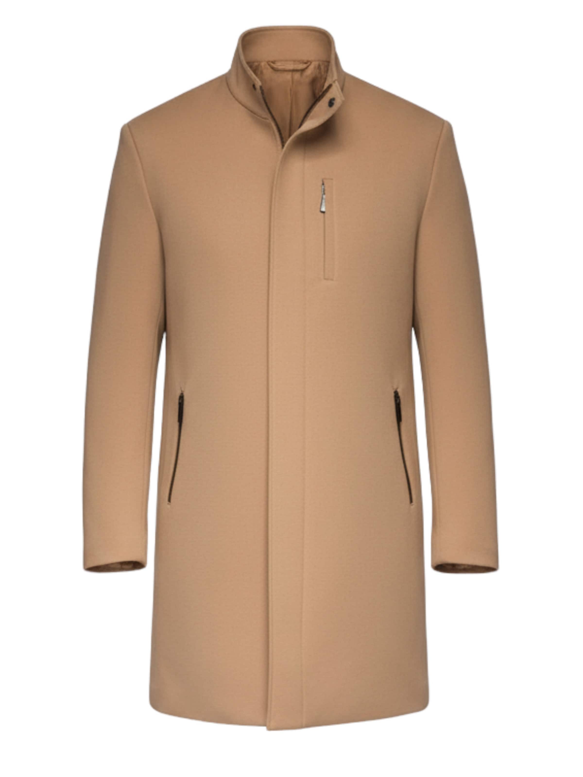Ombre Between-Seasons Coat in Light brown, Item view