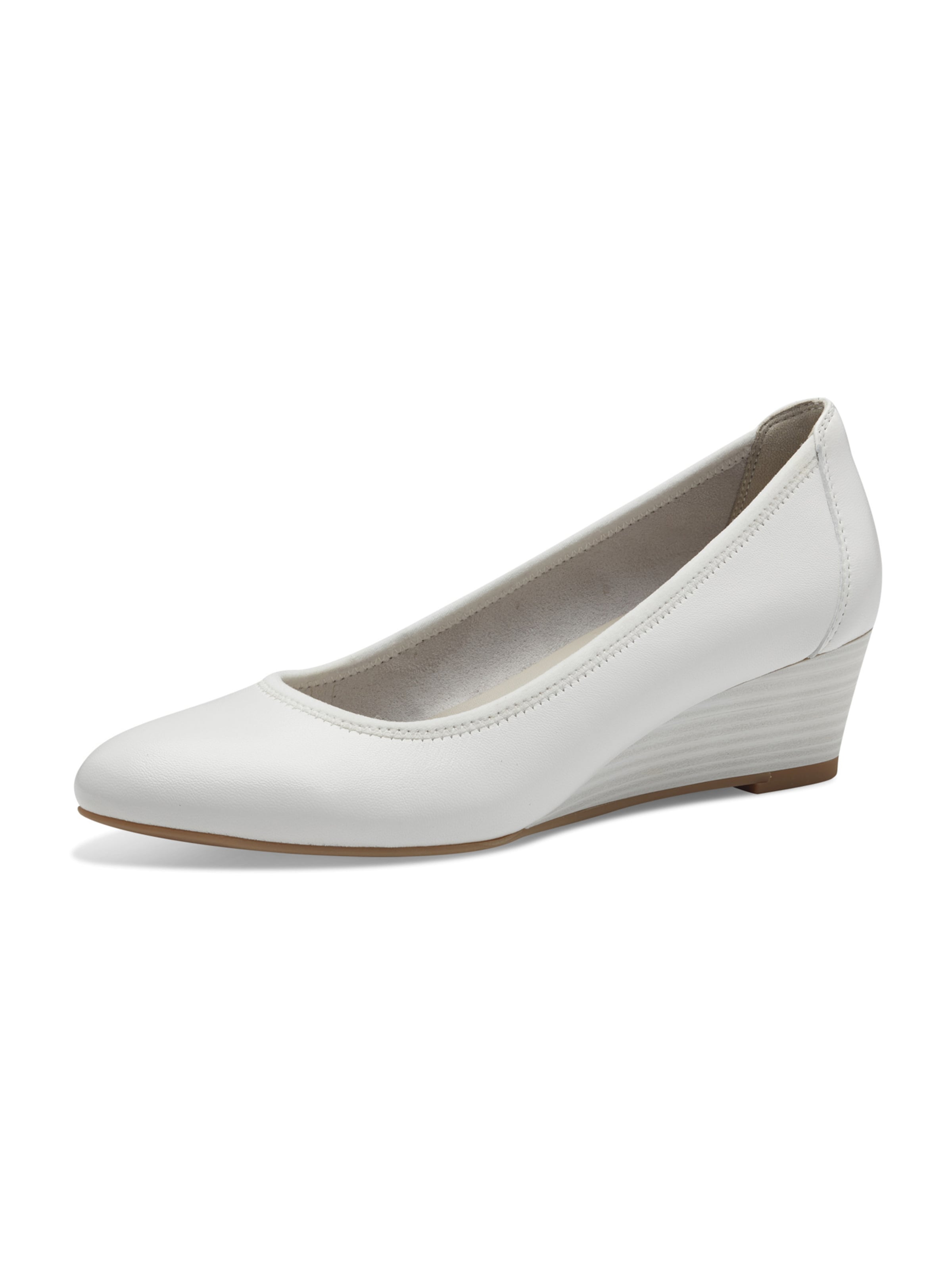 Tamaris Лодочки в Белый: спереди