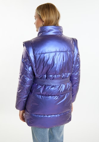 MYMO Between-seasons coat in Blue