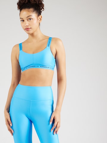 UNDER ARMOUR - Soutien Bustier Soutien de desporto em azul: frente