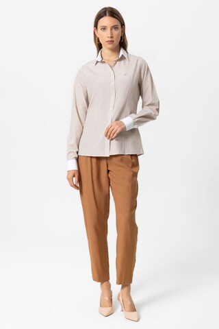 DENIM CULTURE Blouse 'JOYCE' in Beige