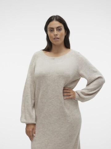 Abito in maglia 'CLEFILE' di Vero Moda Curve in grigio