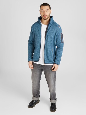 CMP Regular fit Funktionele fleece-jas in Blauw