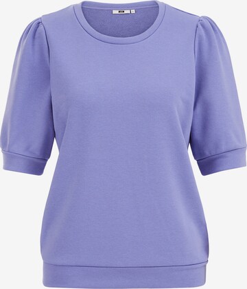 WE Fashion Sweatshirt in Purple: front