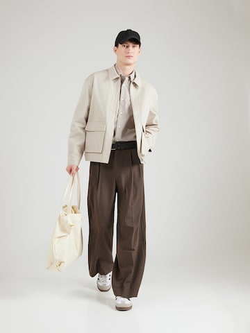 Calvin Klein Jeans Between-Season Jacket in Beige
