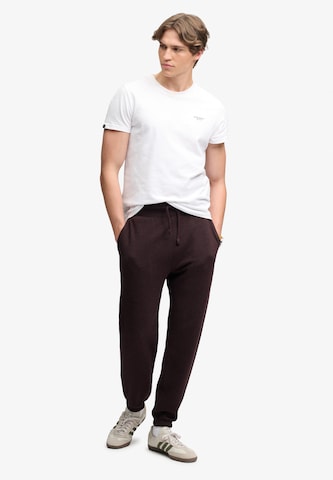 Superdry & Co Zúžený Kalhoty 'Essential' – červená