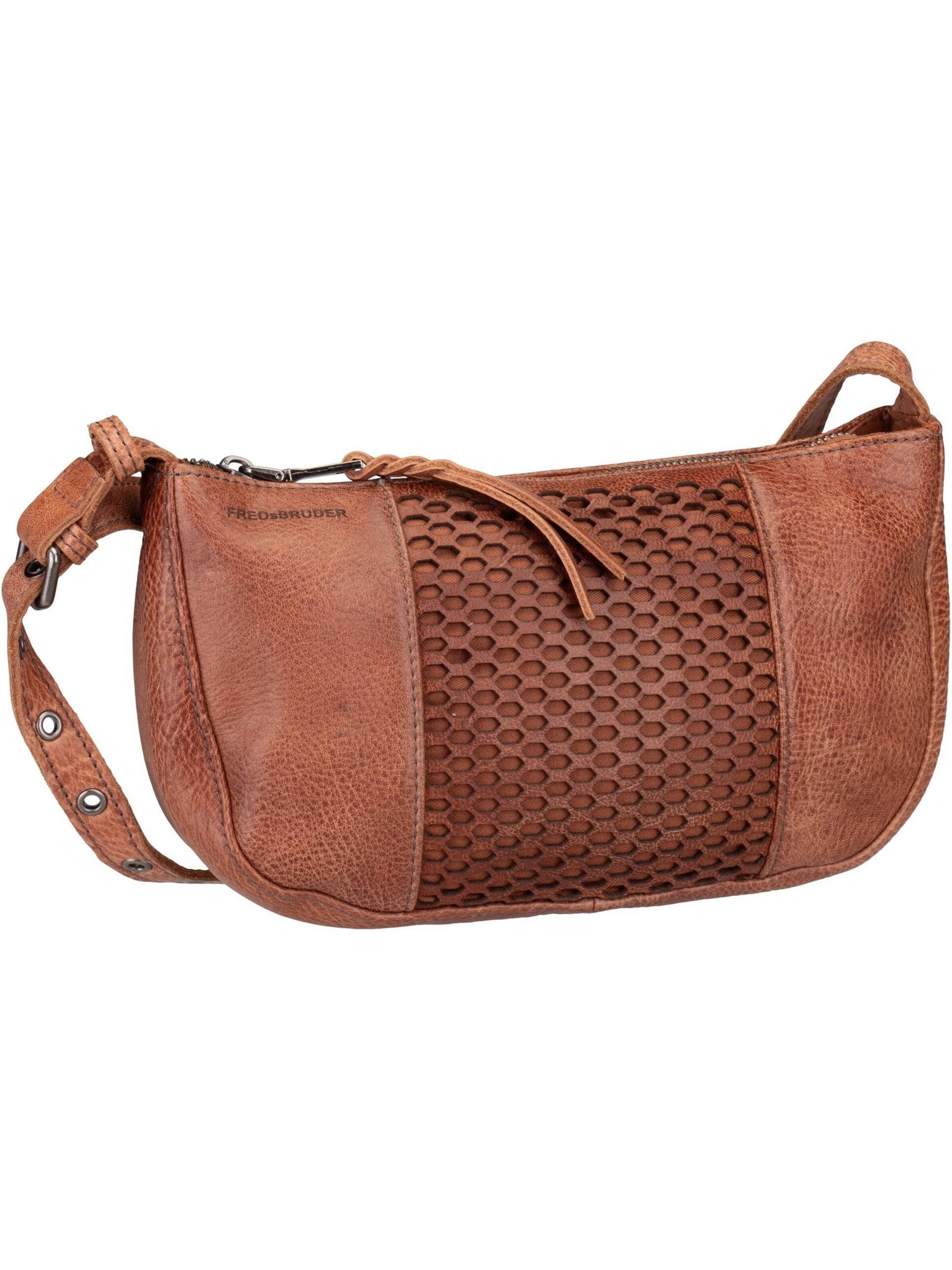 FREDsBRUDER Crossbody Bag in Brown: front