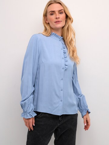 Chemisier 'CR Venea' Cream en bleu : devant