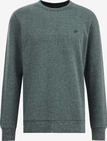 WE Fashion Sweatshirt in Groen: voorkant